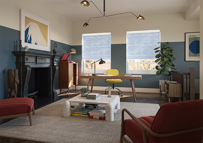 Ombre Stripes, Horizon - Twist&Fit Roller Blind - Image 7